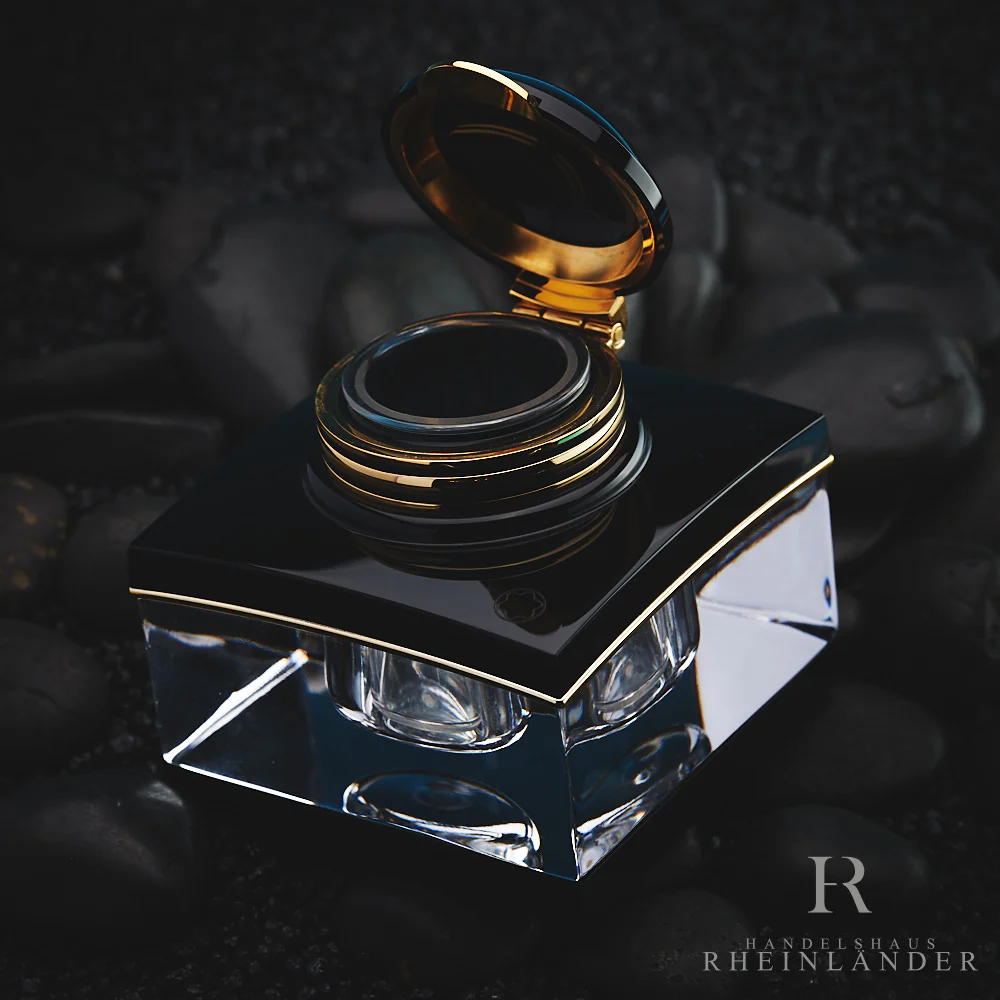 Montblanc Meisterstück Life Style Line Tintenfass Ink Well Bergkristall ID 13921 - Image 4