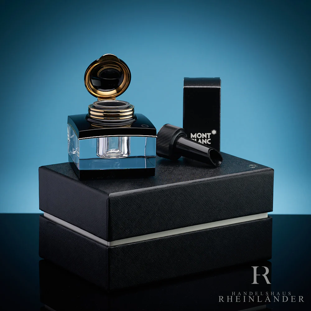 Montblanc Meisterstück Life Style Line Tintenfass Ink Well Bergkristall ID 13921 - Image 5