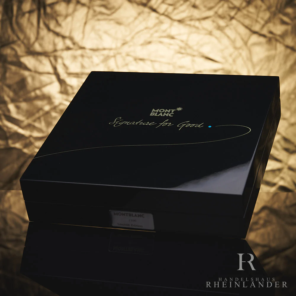 Montblanc Meisterstück UNICEF Limited Edition 100 Gelbgold Fountain Pen ID 105682 - Image 9