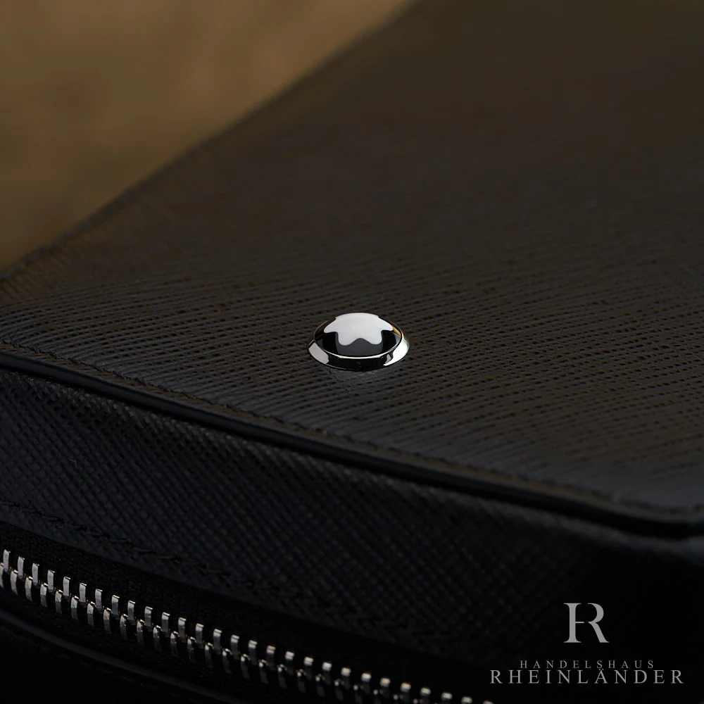 Montblanc Leather Goods Sartorial 8 Pen Pouch Zipper Leather Black 220374 - Image 6