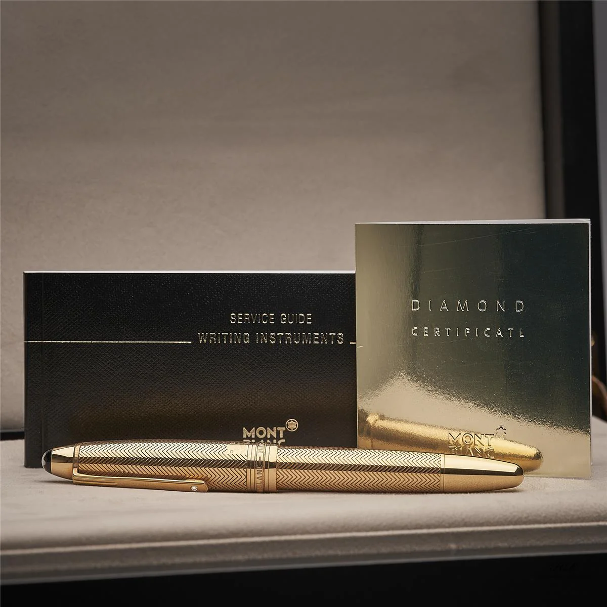 Montblanc Meisterstück Le Grand Füllfederhalter Solitaire Barley ID 104552 - Image 2
