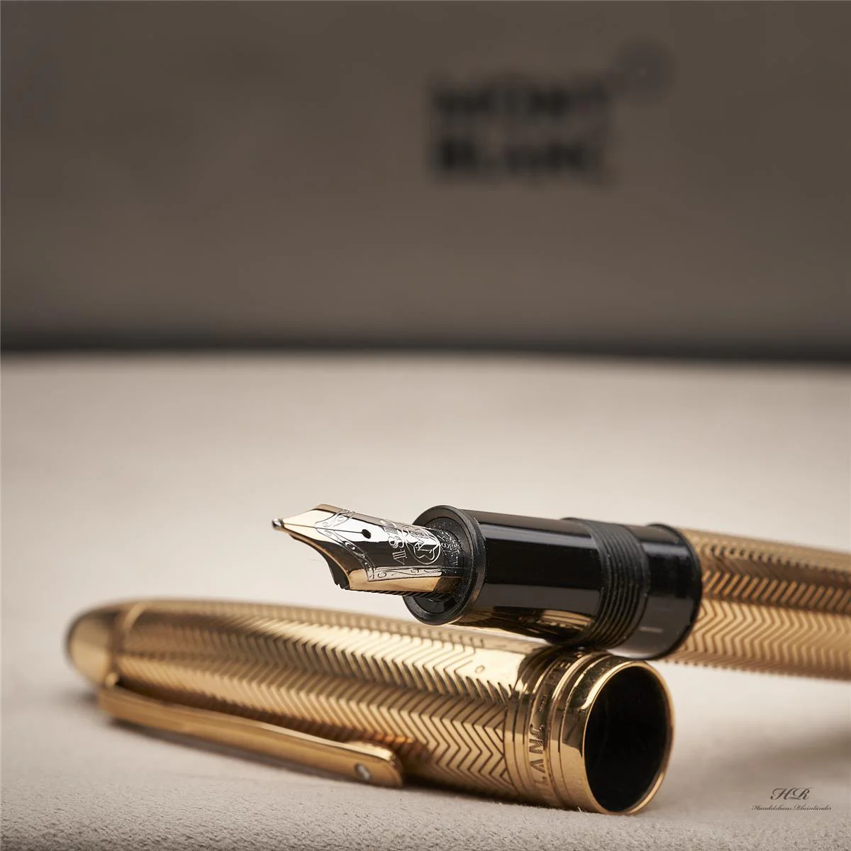 Montblanc Meisterstück Le Grand Füllfederhalter Solitaire Barley ID 104552 - Image 3