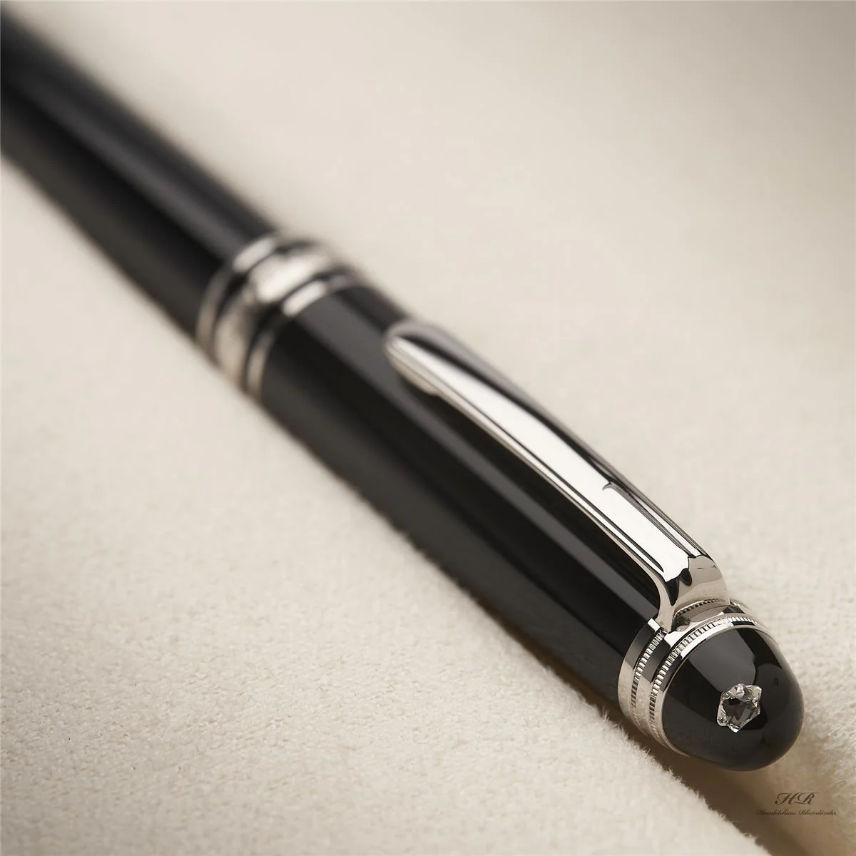 Montblanc Meisterstück Mozart Diamond No 118 Platiniert Rollerball ID 107547 OVP - Image 3