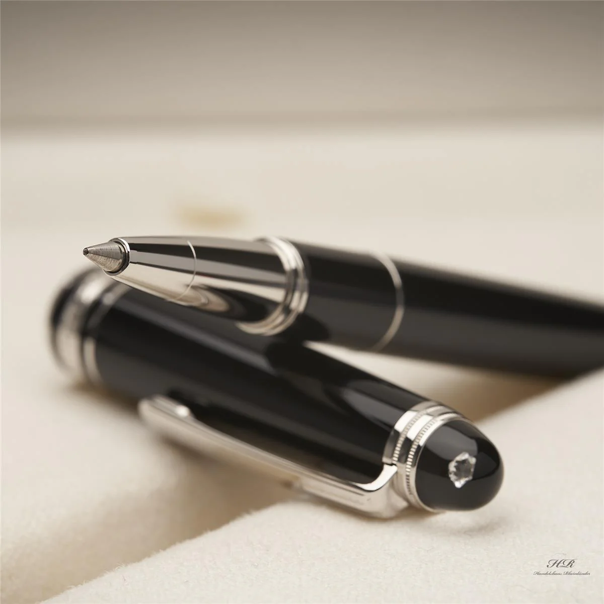 Montblanc Meisterstück Mozart Diamond No 118 Platiniert Rollerball ID 107547 OVP - Image 5