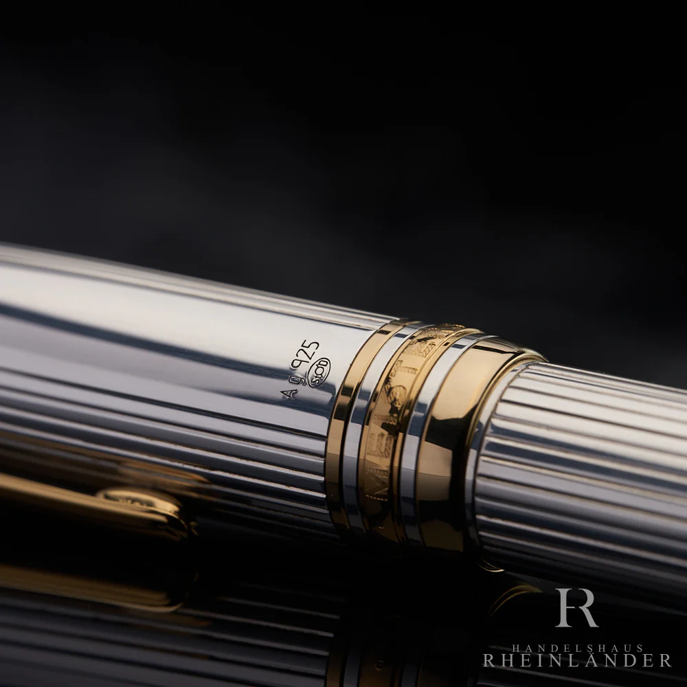 Montblanc Meisterstück Solitaire 925er Silber LeGrand Füllfederhalter ID 1468 - Image 6
