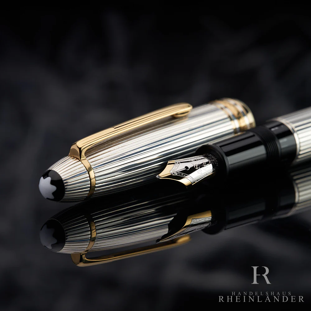 Montblanc Meisterstück Solitaire 925er Silber LeGrand Füllfederhalter ID 1468 - Image 7