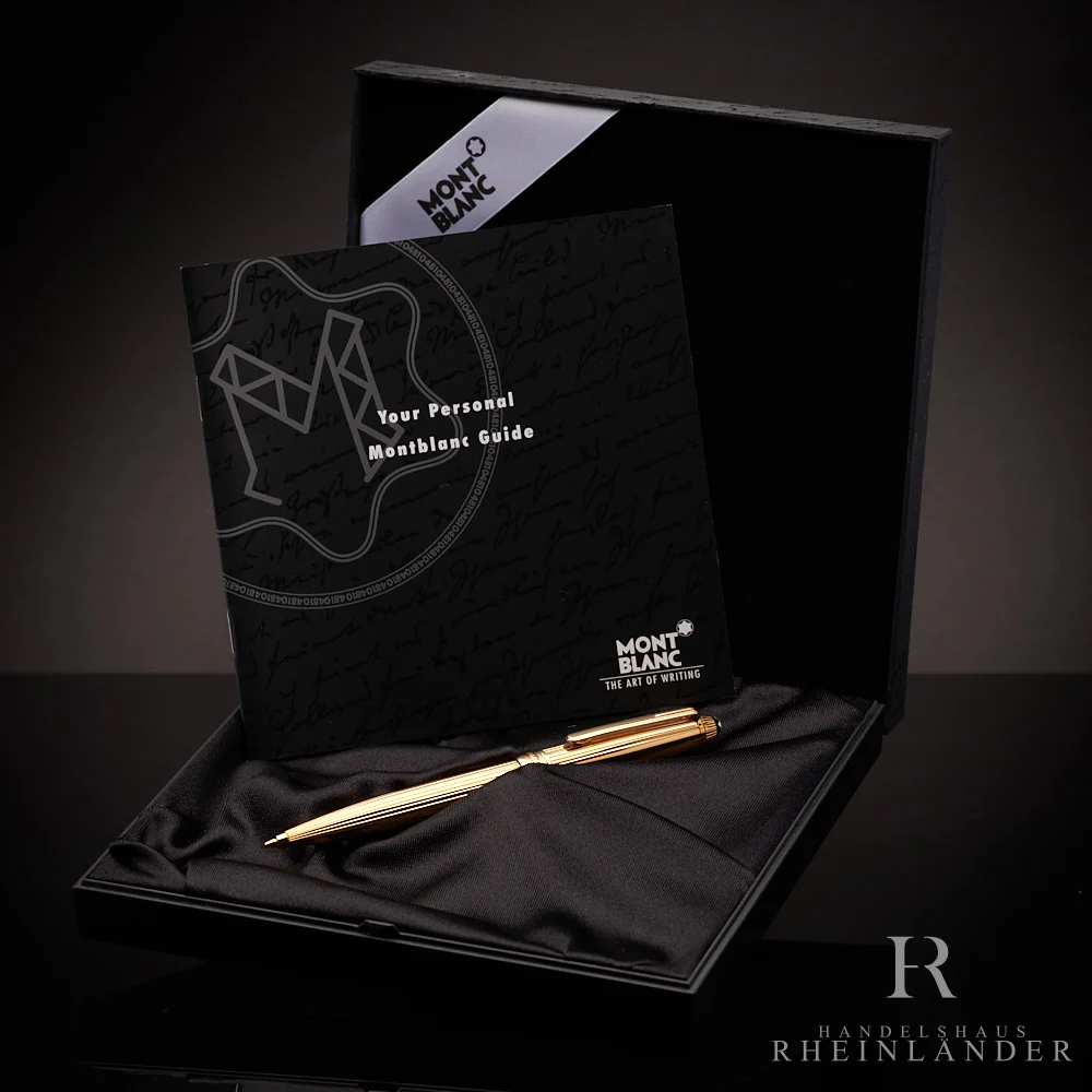 Montblanc Solitaire Classique Vermeil 925 Sterling Silber Drehbleistift ID 1655
