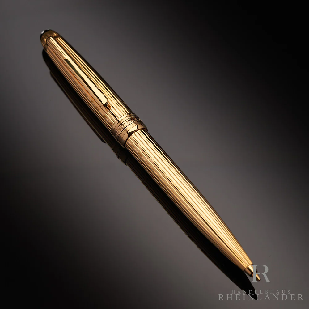Montblanc Solitaire Classique Vermeil 925 Sterling Silber Drehbleistift ID 1655 - Image 2