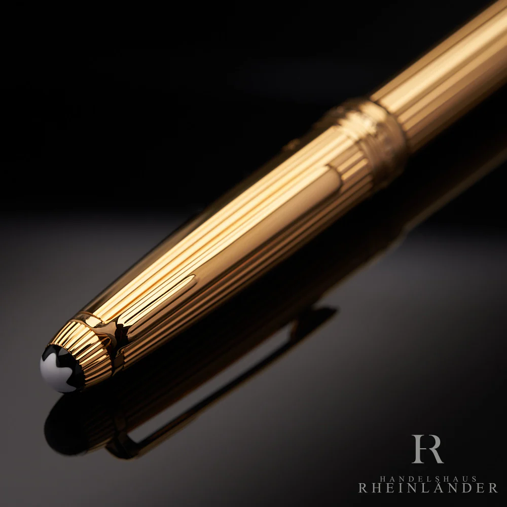 Montblanc Solitaire Classique Vermeil 925 Sterling Silber Drehbleistift ID 1655 - Image 4