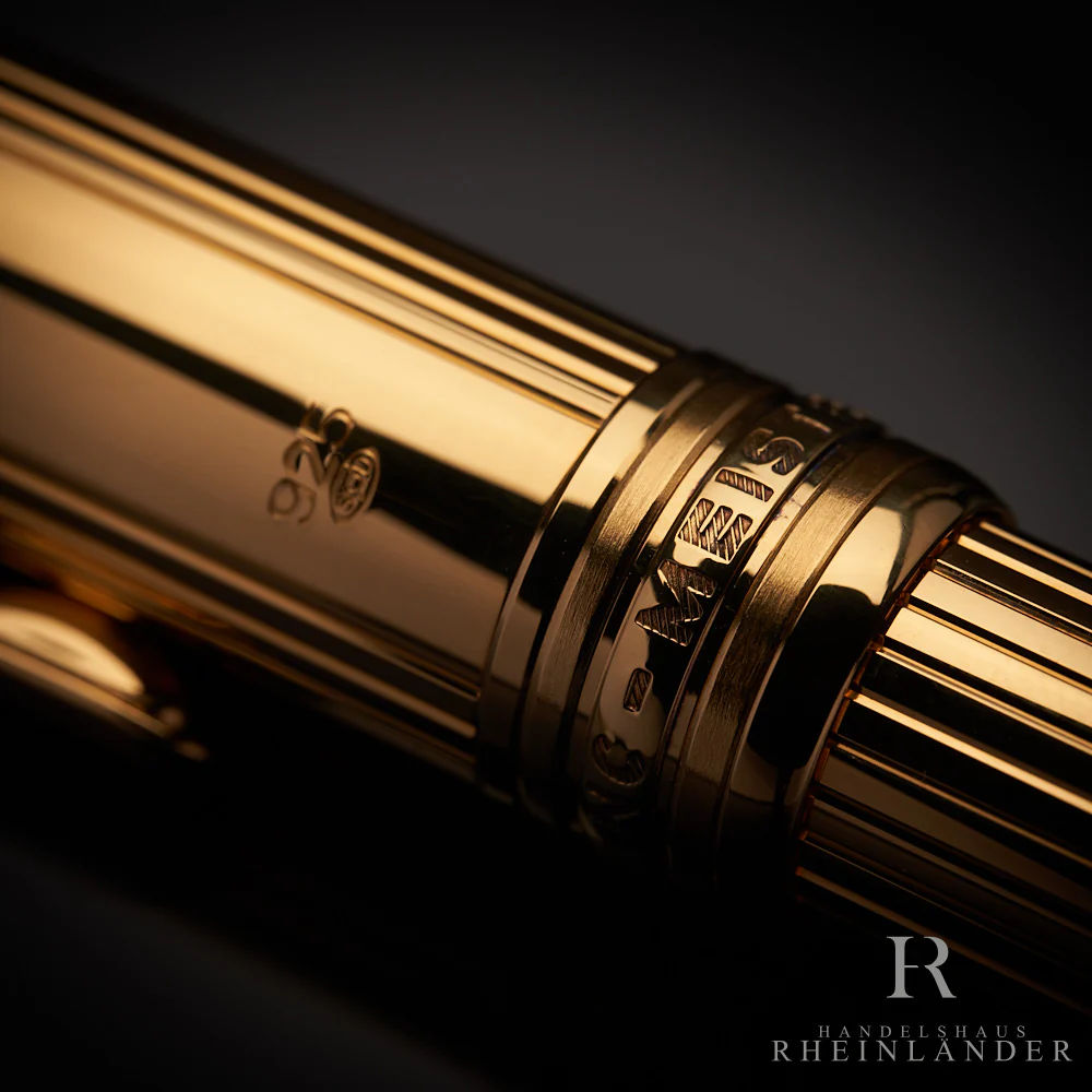 Montblanc Solitaire Classique Vermeil 925 Sterling Silber Drehbleistift ID 1655 - Image 5