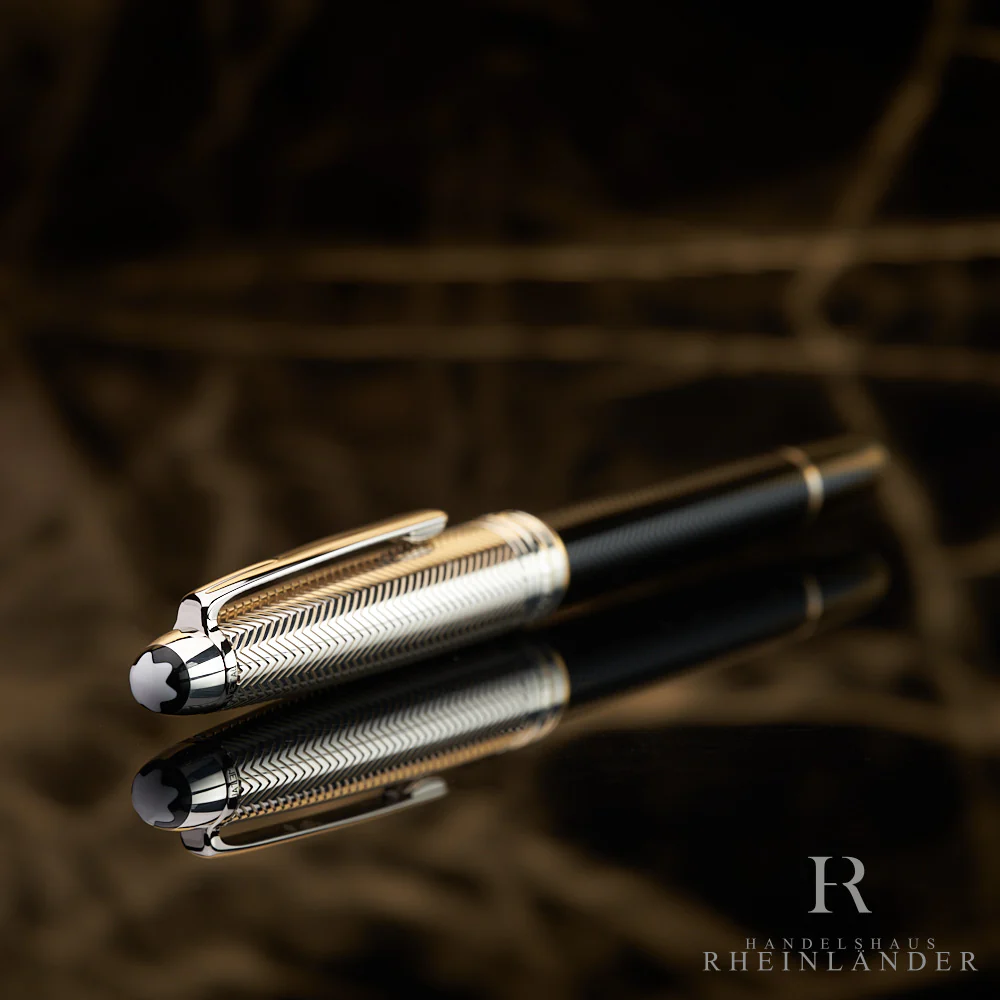Montblanc Solitaire 925er Silber Doué Barley Classique Rollerball ID 105222 OVP - Image 2