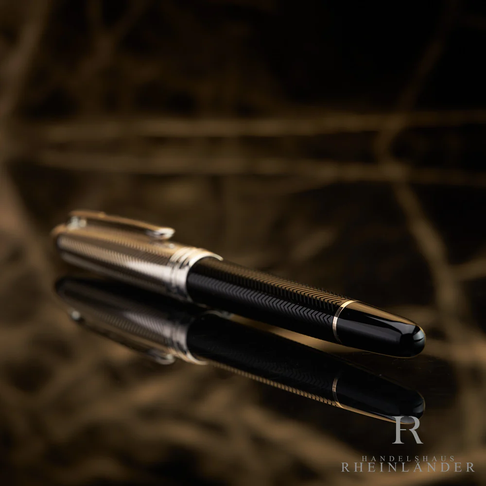 Montblanc Solitaire 925er Silber Doué Barley Classique Rollerball ID 105222 OVP - Image 3
