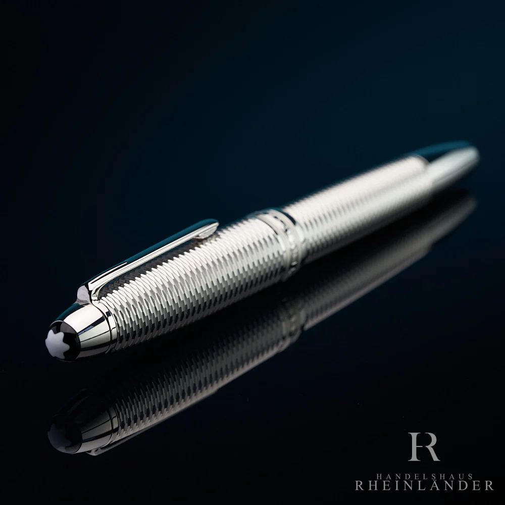 Montblanc Solitaire LeGrand Geometry Platinum Rollerball ID 132129-118098 - Image 4