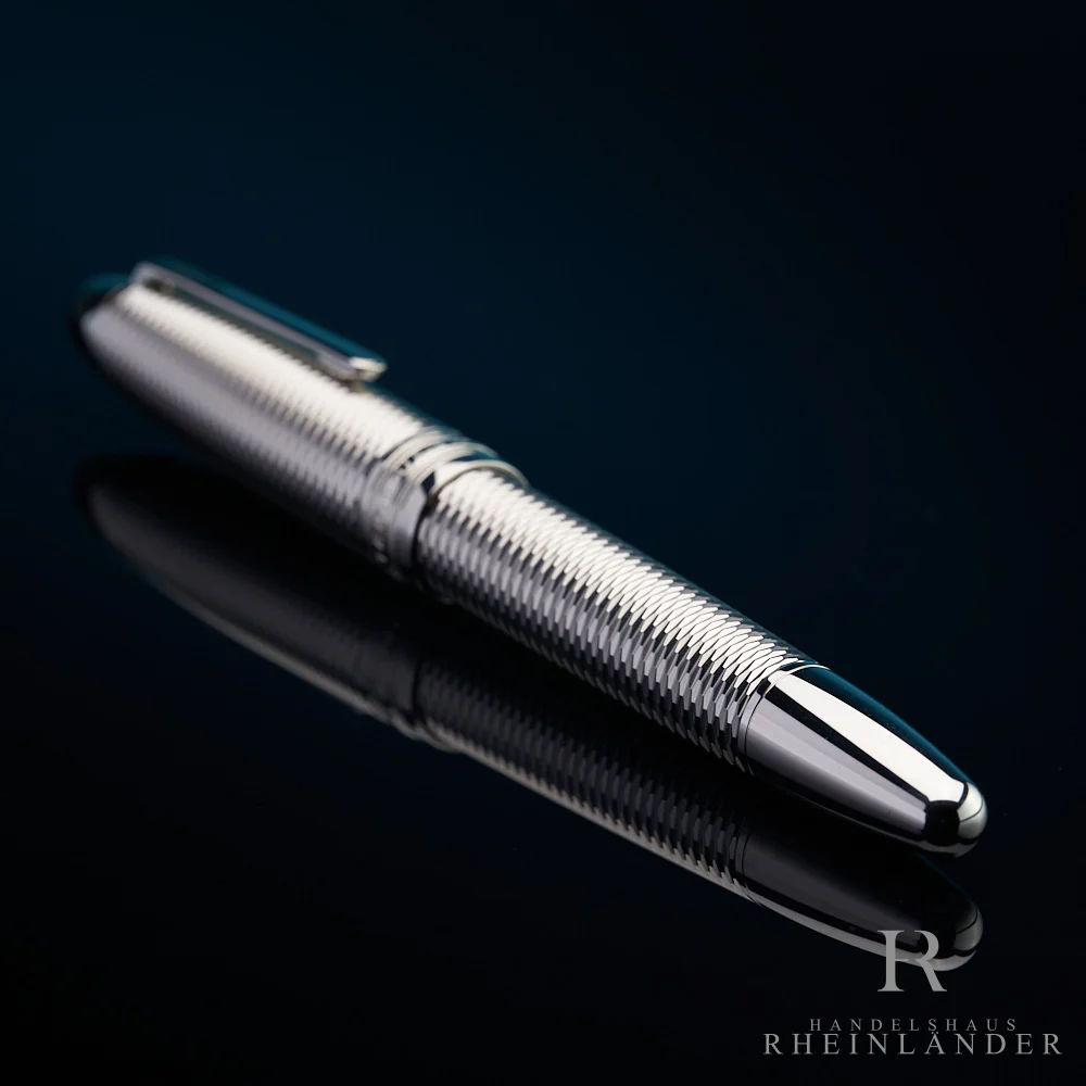 Montblanc Solitaire LeGrand Geometry Platinum Rollerball ID 132129-118098 - Image 5