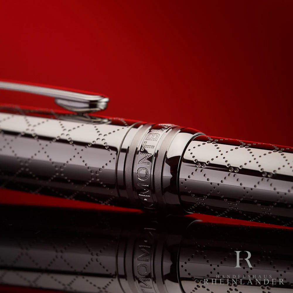 Montblanc Solitaire Jewellery Edition Mozart Platinum Ballpoint Pen ID 107554 - Image 5