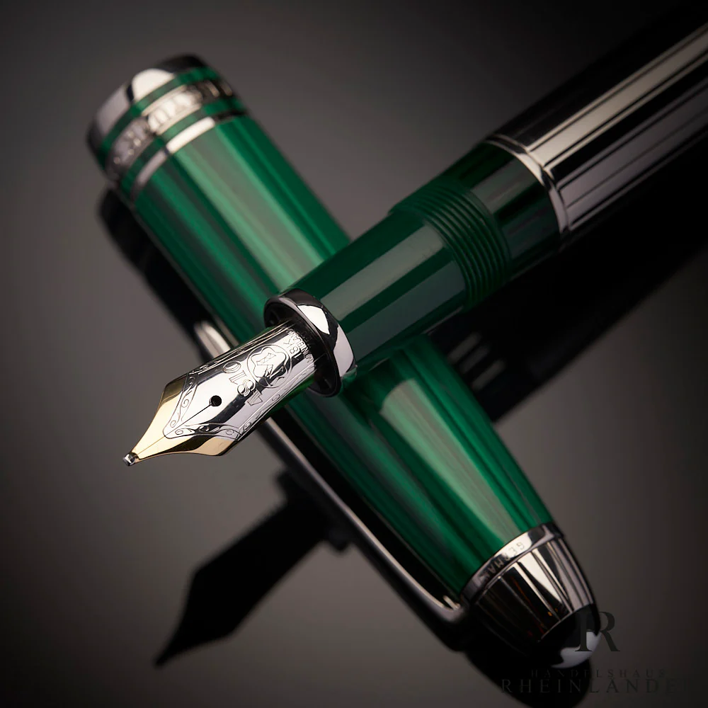 Montblanc Meisterstück Solitaire Nikolai Platinum LeGrand Fountain Pen ID 22146 - Image 7