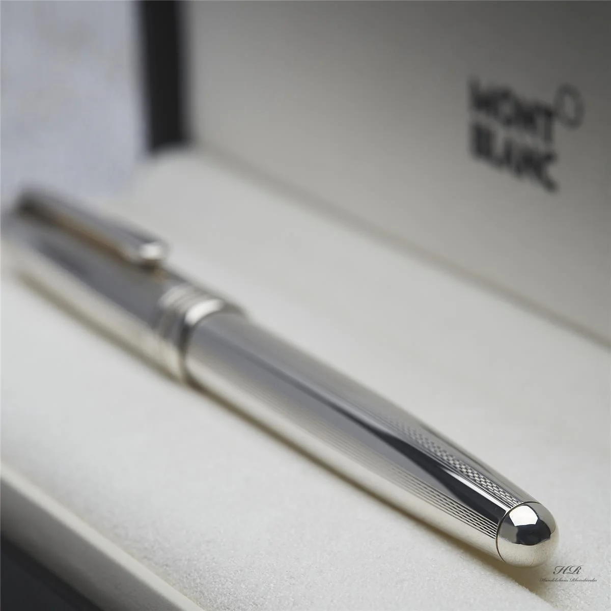 Montblanc Solitaire 925er Sterling Pure Silver Classique Füllfederhalter OVP - Image 3