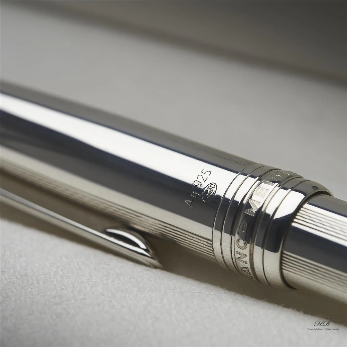 Montblanc Solitaire 925er Sterling Pure Silver Classique Füllfederhalter OVP - Image 6