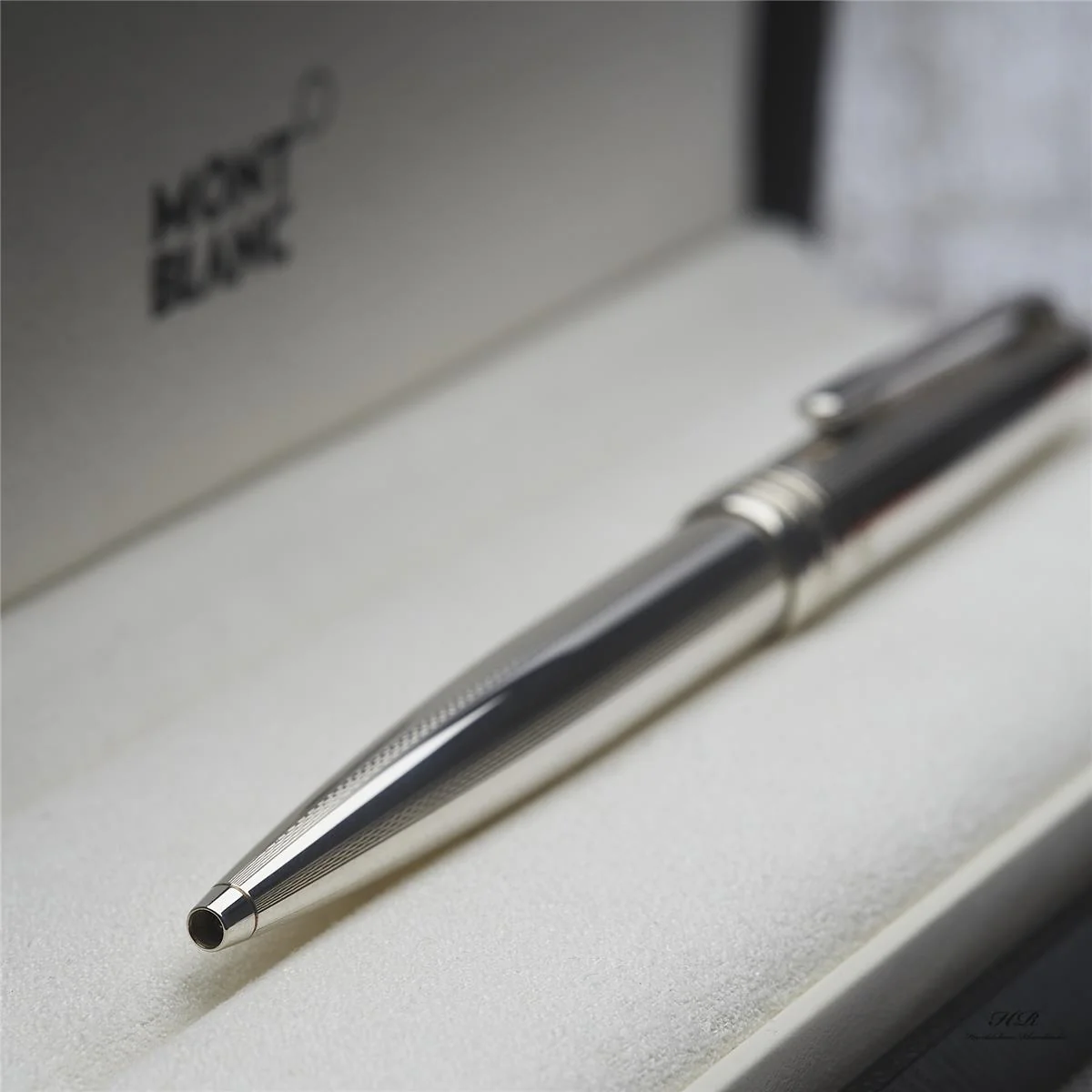 Montblanc Solitaire 925er Pure Silver No 164 Classique Kuli 23664 ID 05853 OVP - Image 3