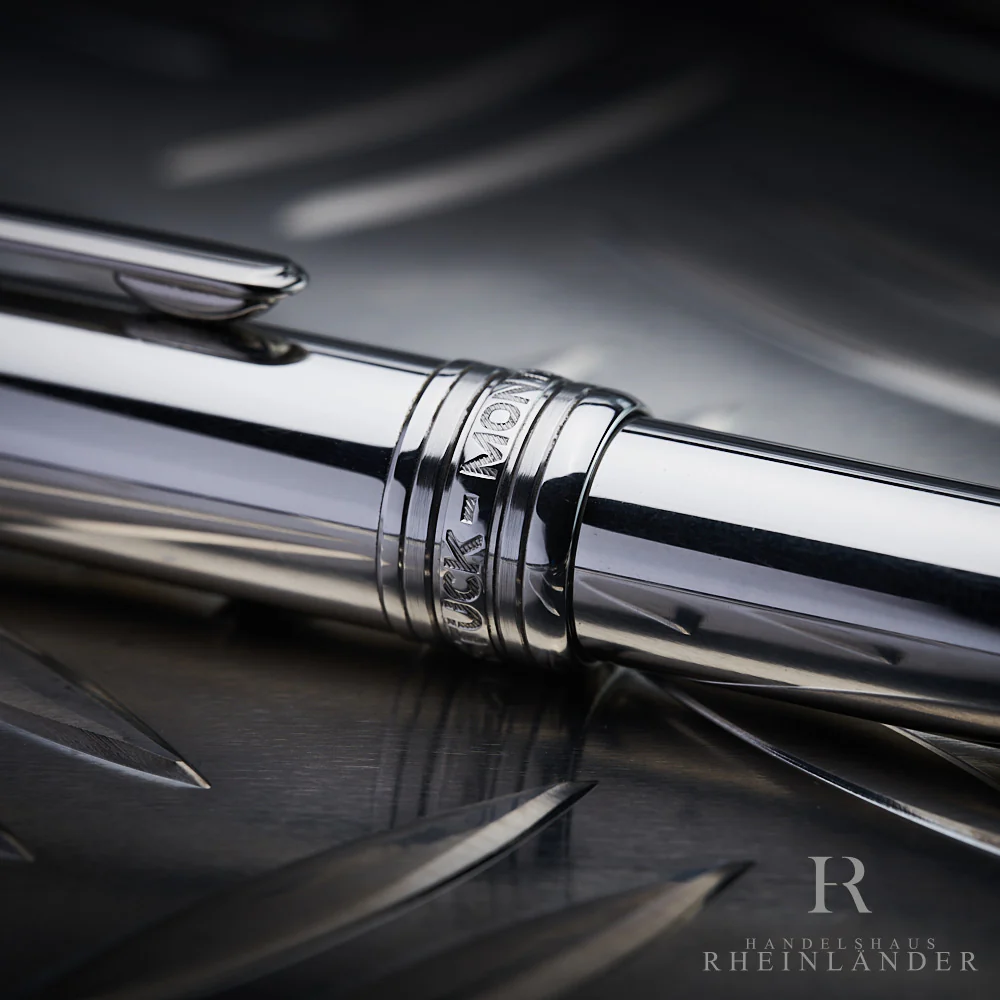 Montblanc Meisterstück Solitaire Stainless Steel Classique Kugelschreiber 23164 - Image 5
