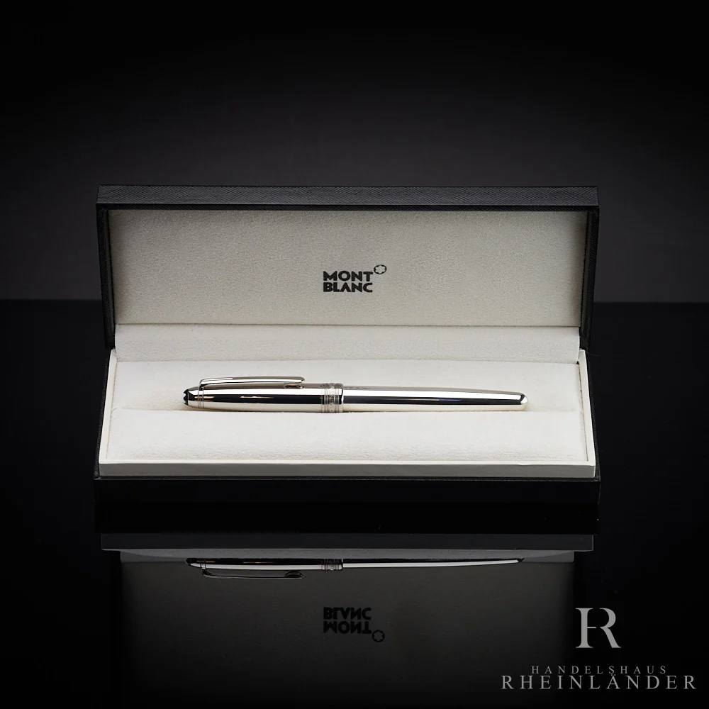 Montblanc Solitaire Stainless Steel Classique Rollerball Fineliner ID 23163 OVP