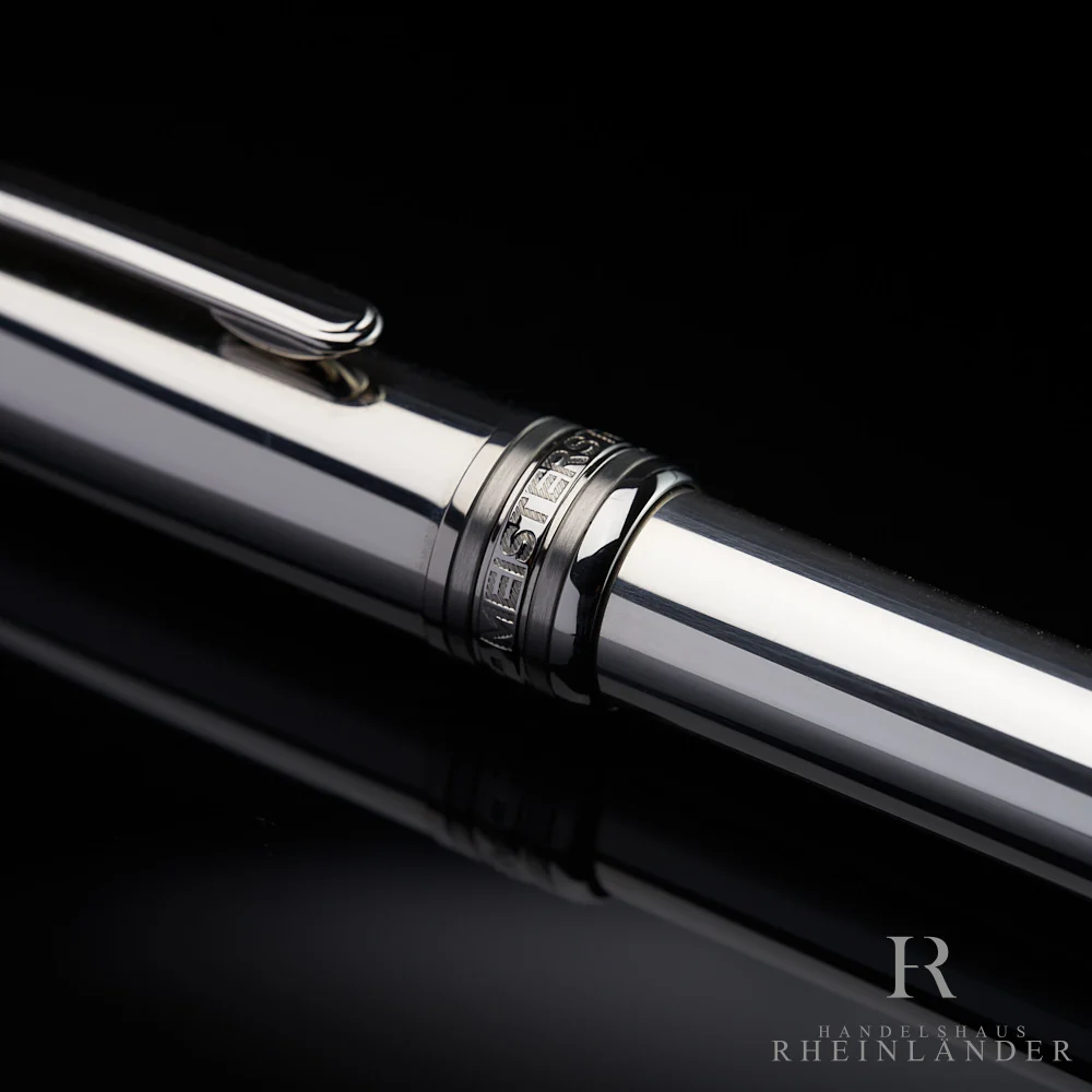 Montblanc Solitaire Stainless Steel Classique Rollerball Fineliner ID 23163 OVP - Image 4