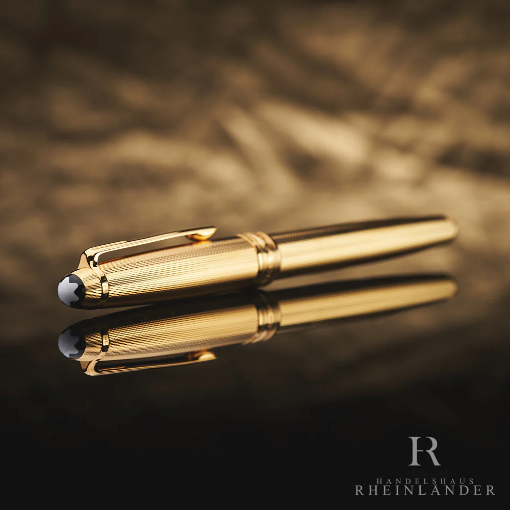 Montblanc Solitaire Classique Vermeil Vermeil Sterling Silver Rollerball  No 163 - Image 3