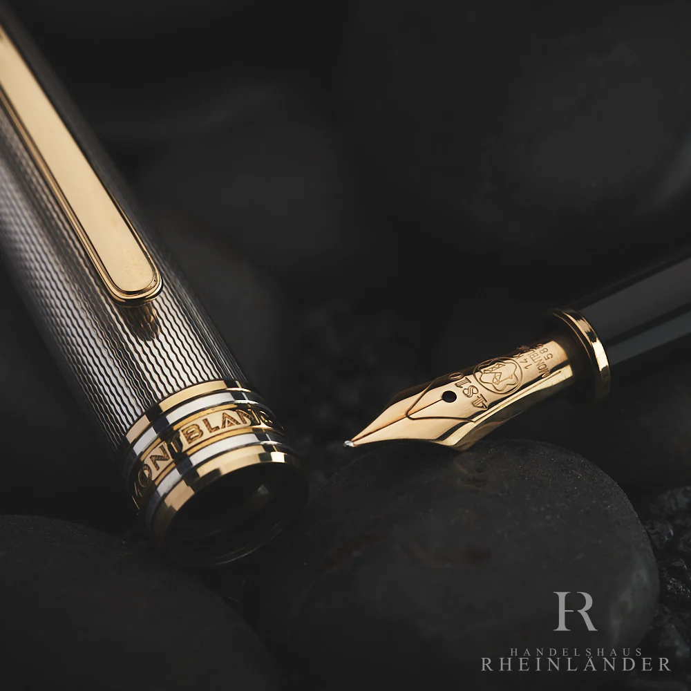Montblanc Meisterstück Solitaire Classic 925 Sterling Silver Fountain Pen 1446 - Image 2