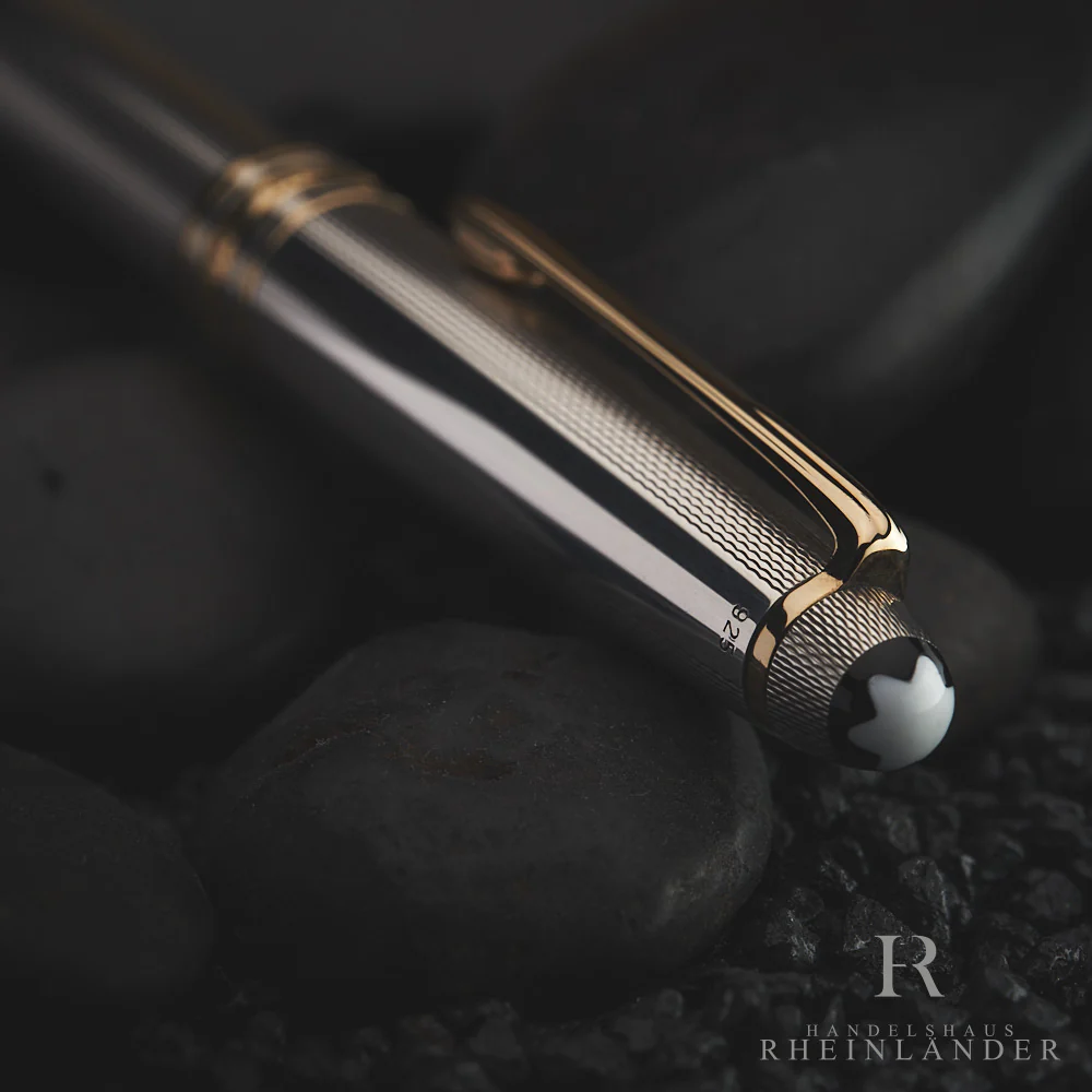 Montblanc Meisterstück Solitaire Classic 925 Sterling Silver Fountain Pen 1446 - Image 3