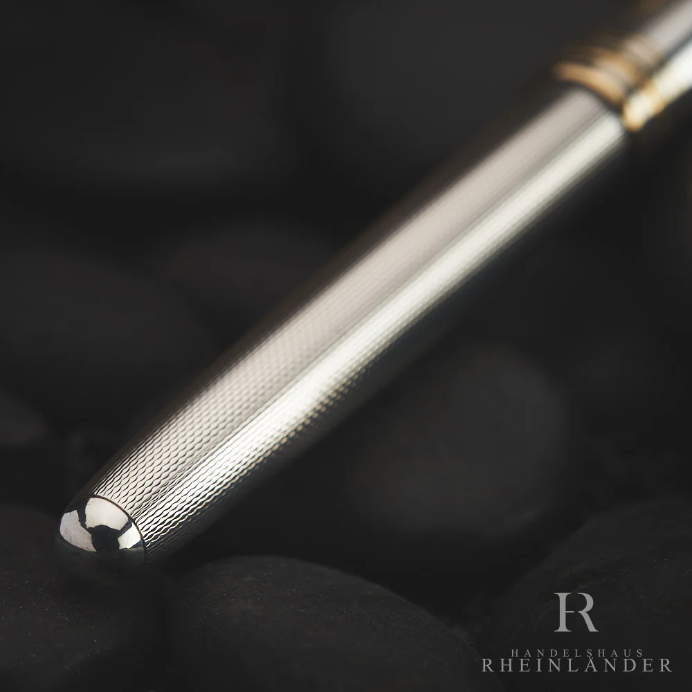 Montblanc Meisterstück Solitaire Classic 925 Sterling Silver Fountain Pen 1446 - Image 4