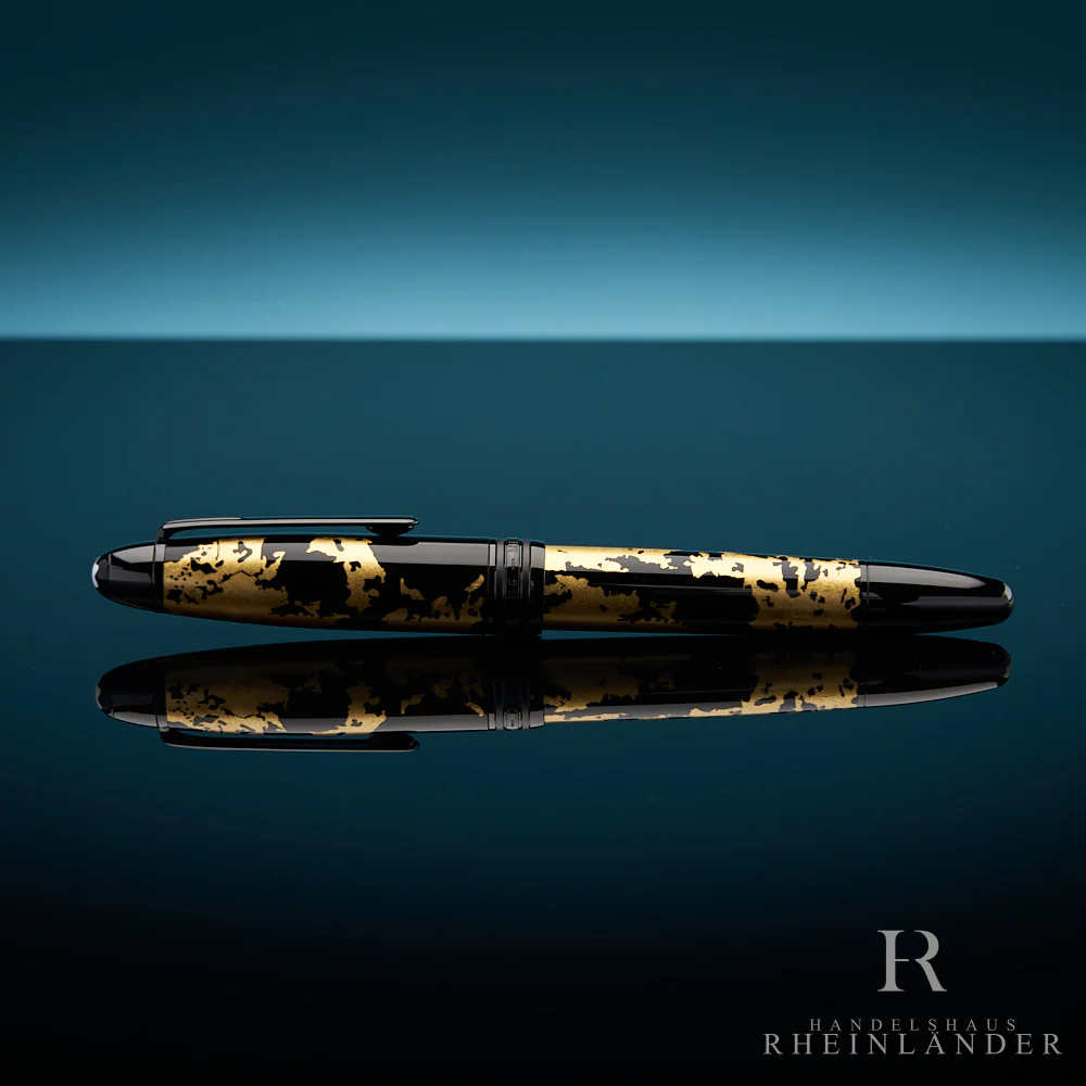 Montblanc Meisterstück Solitaire Gold Leaf Rollerball Fineliner ID 119689 OVP - Image 2
