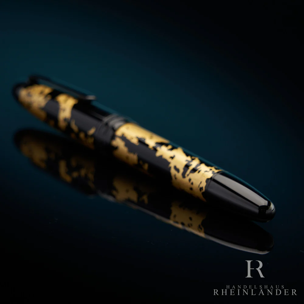 Montblanc Meisterstück Solitaire Gold Leaf Rollerball Fineliner ID 119689 OVP - Image 4