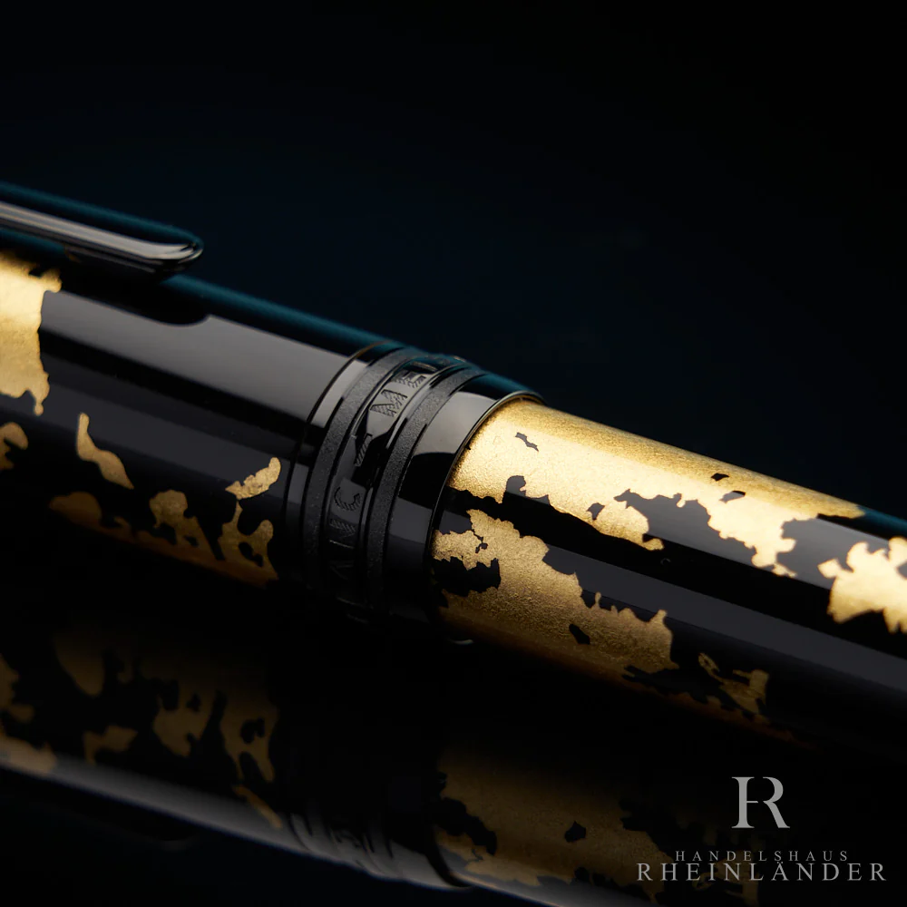 Montblanc Meisterstück Solitaire Gold Leaf Rollerball Fineliner ID 119689 OVP - Image 5