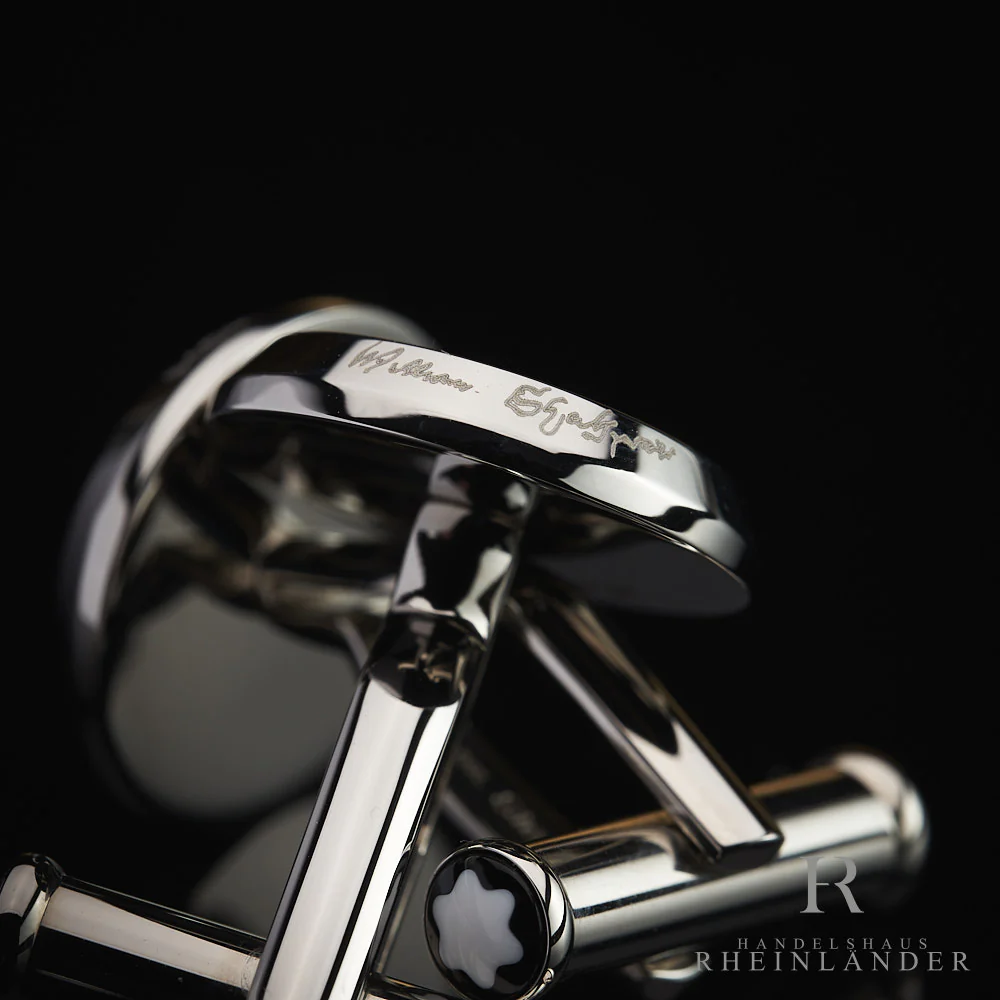 Montblanc Mens Accessories Cufflinks Stainless Steel William Shakespeare 114765 - Image 3