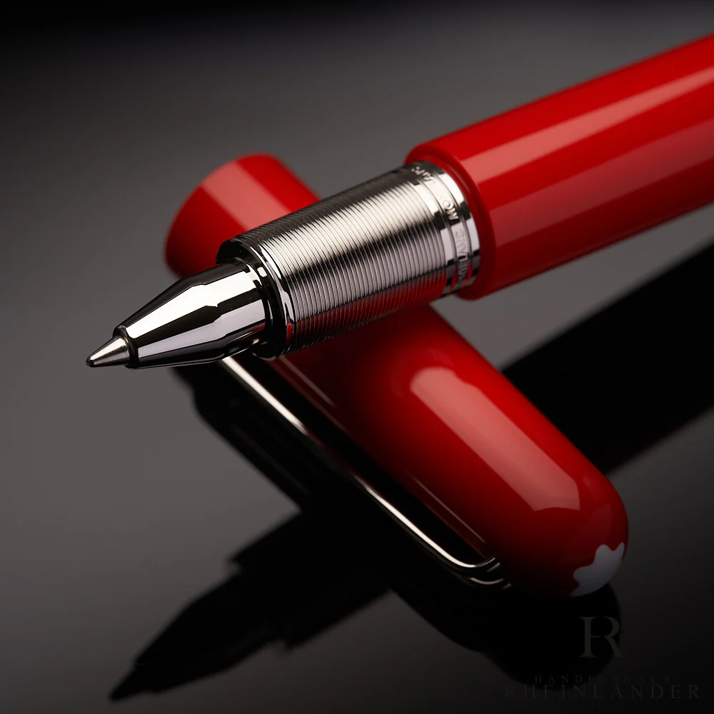 Montblanc M RED Line Marc Newson Resin Rollerball Special Edition ID 117599 OVP - Image 5