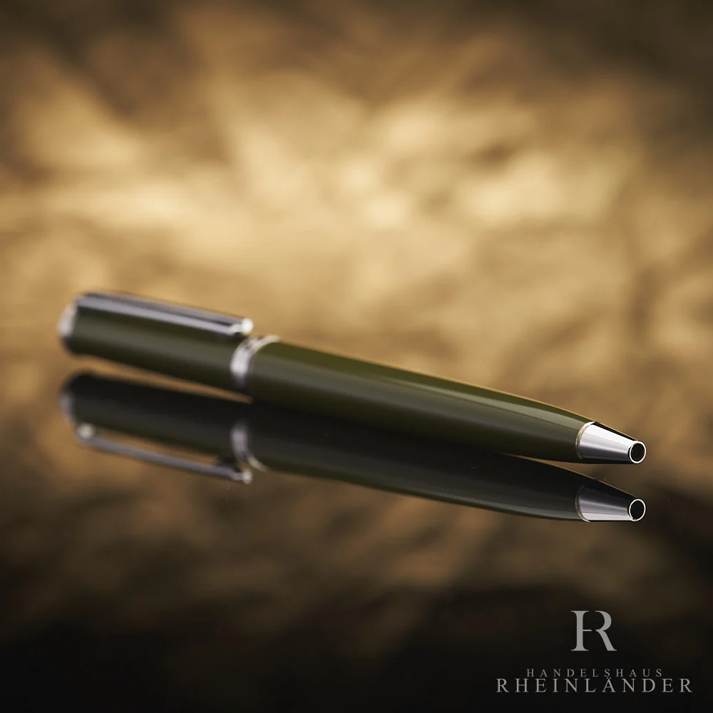 Montblanc Noblesse Oblige Olive Platinum Line Ballpoint Pen Kugelschreiber - Image 2