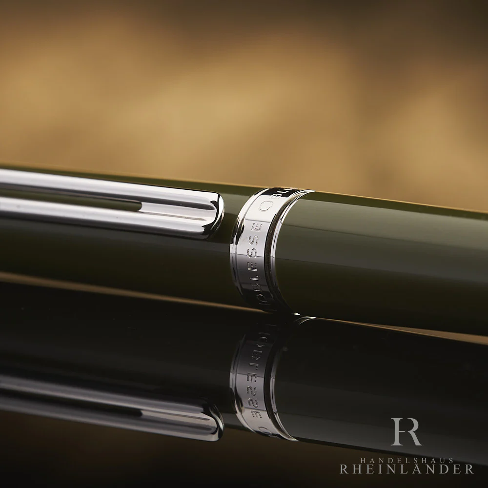 Montblanc Noblesse Oblige Olive Platinum Line Ballpoint Pen Kugelschreiber - Image 3