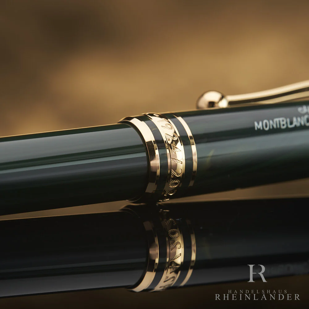 Montblanc The Origin Collection Classique Ballpoint Pen Green Resin ID 131344 - Image 4