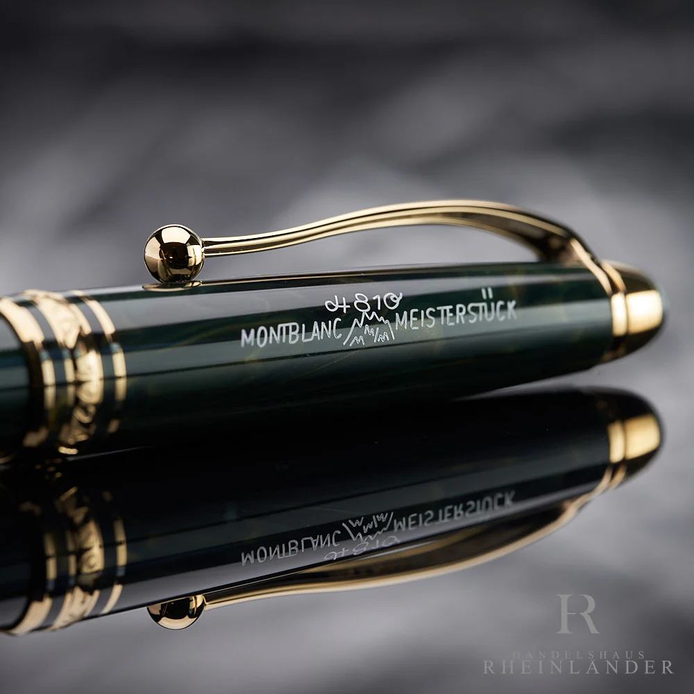 Montblanc The Origin Collection Classique Rollerball Green Resin ID 131343 - Image 4
