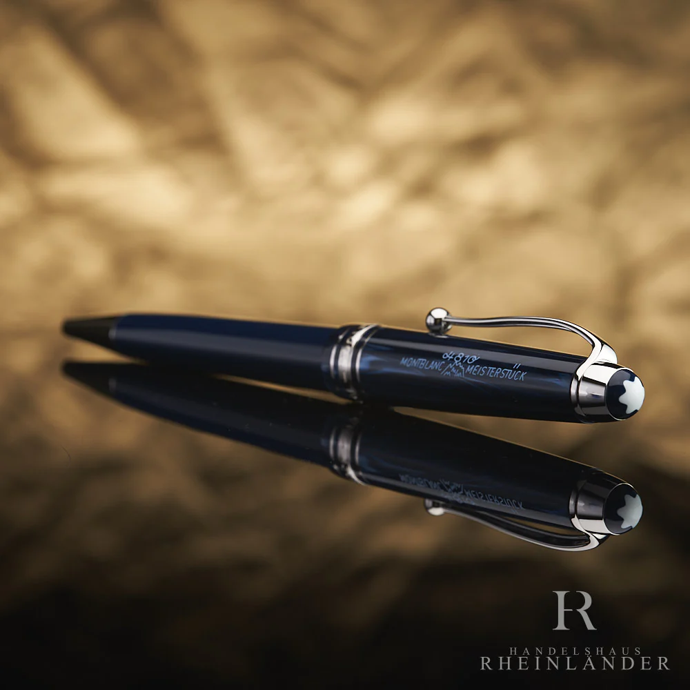 Montblanc Meisterstück Origin Collection Midsize Ballpoint Pen Blue Resin 131340 - Image 2
