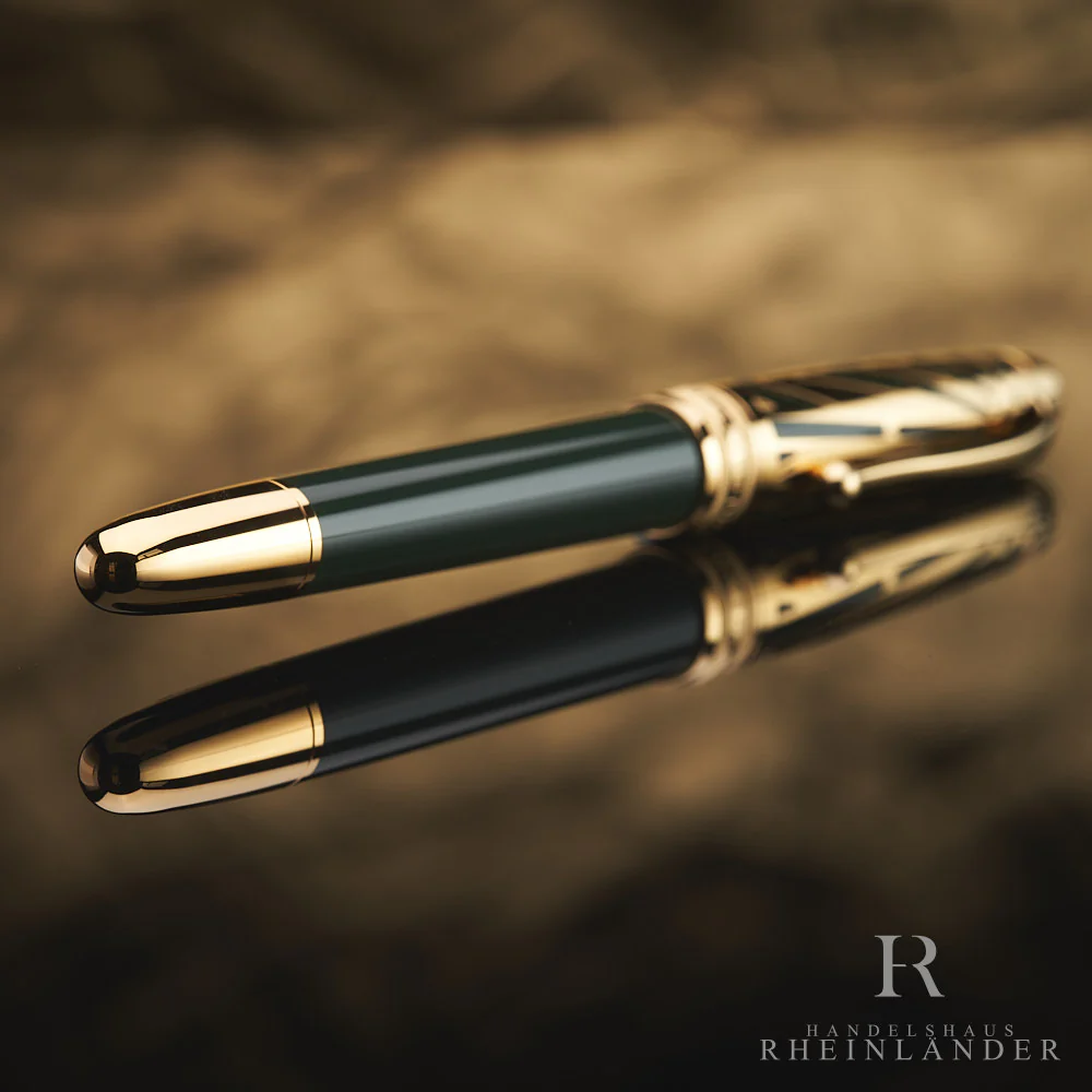 Montblanc Origin Collection Solitaire Doue Classique Fountain Pen Green 131350 - Image 5