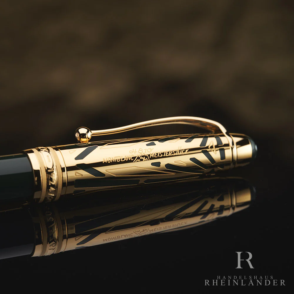 Montblanc Origin Collection Solitaire Doue Classique Ballpoint Pen Green 131352 - Image 2