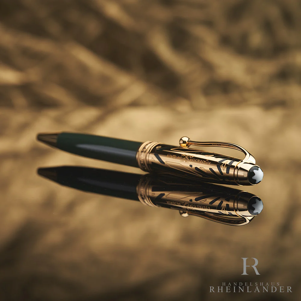 Montblanc Origin Collection Solitaire Doue Classique Ballpoint Pen Green 131352 - Image 4