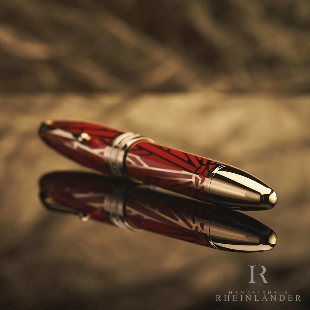 Montblanc The Origin Collection Solitaire LeGrand Fountain Pen Coral ID 131354 - Image 3