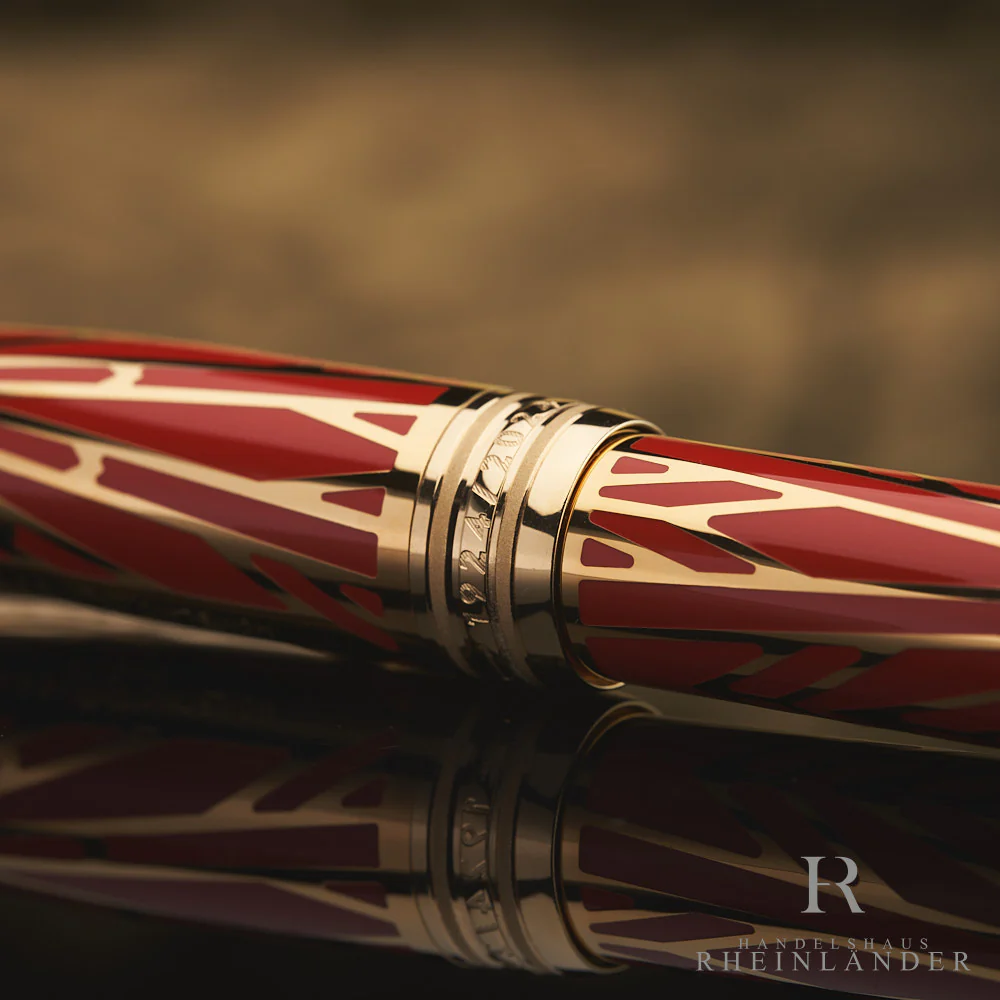 Montblanc The Origin Collection Solitaire LeGrand Fountain Pen Coral ID 131354 - Image 5
