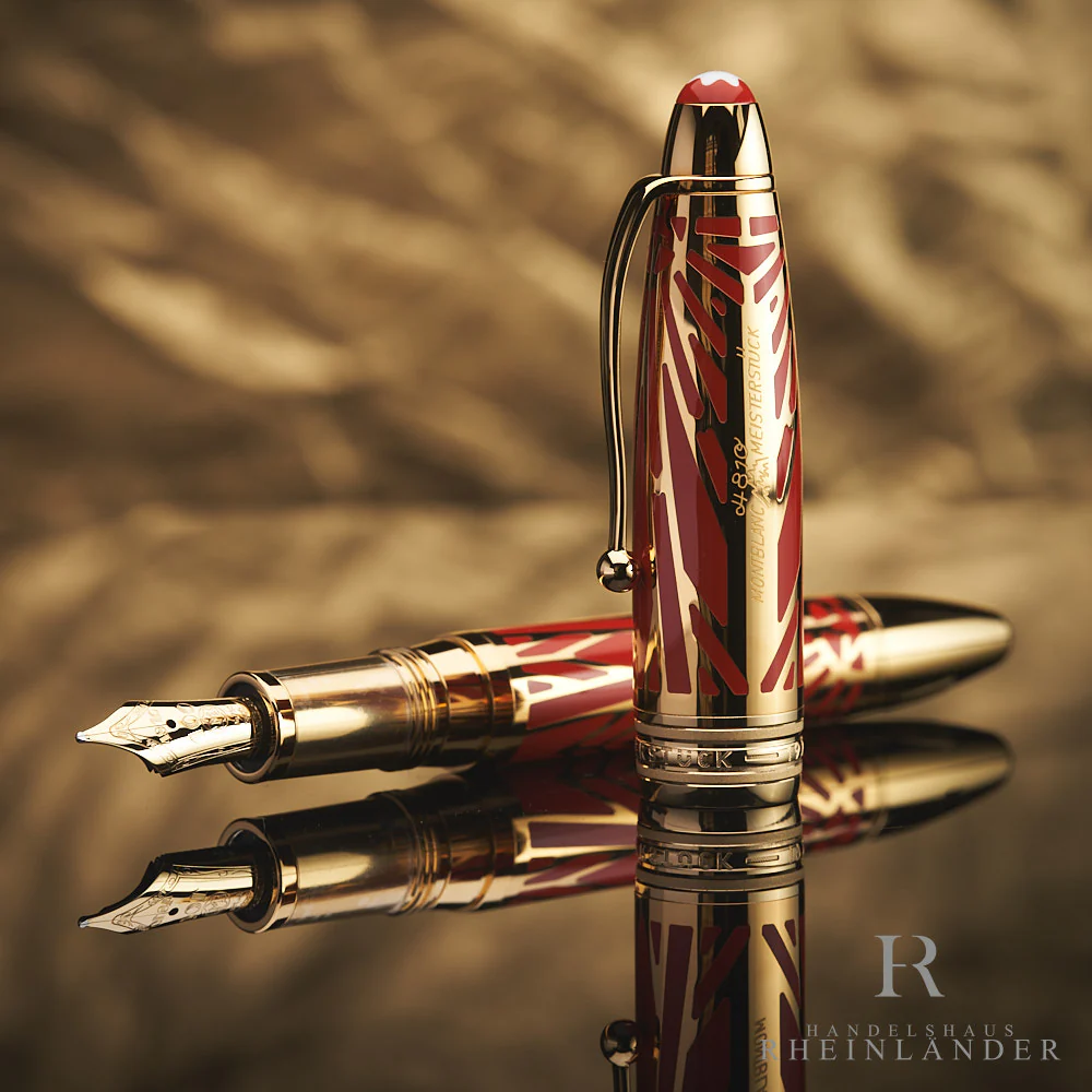 Montblanc The Origin Collection Solitaire LeGrand Fountain Pen Coral ID 131354 - Image 6