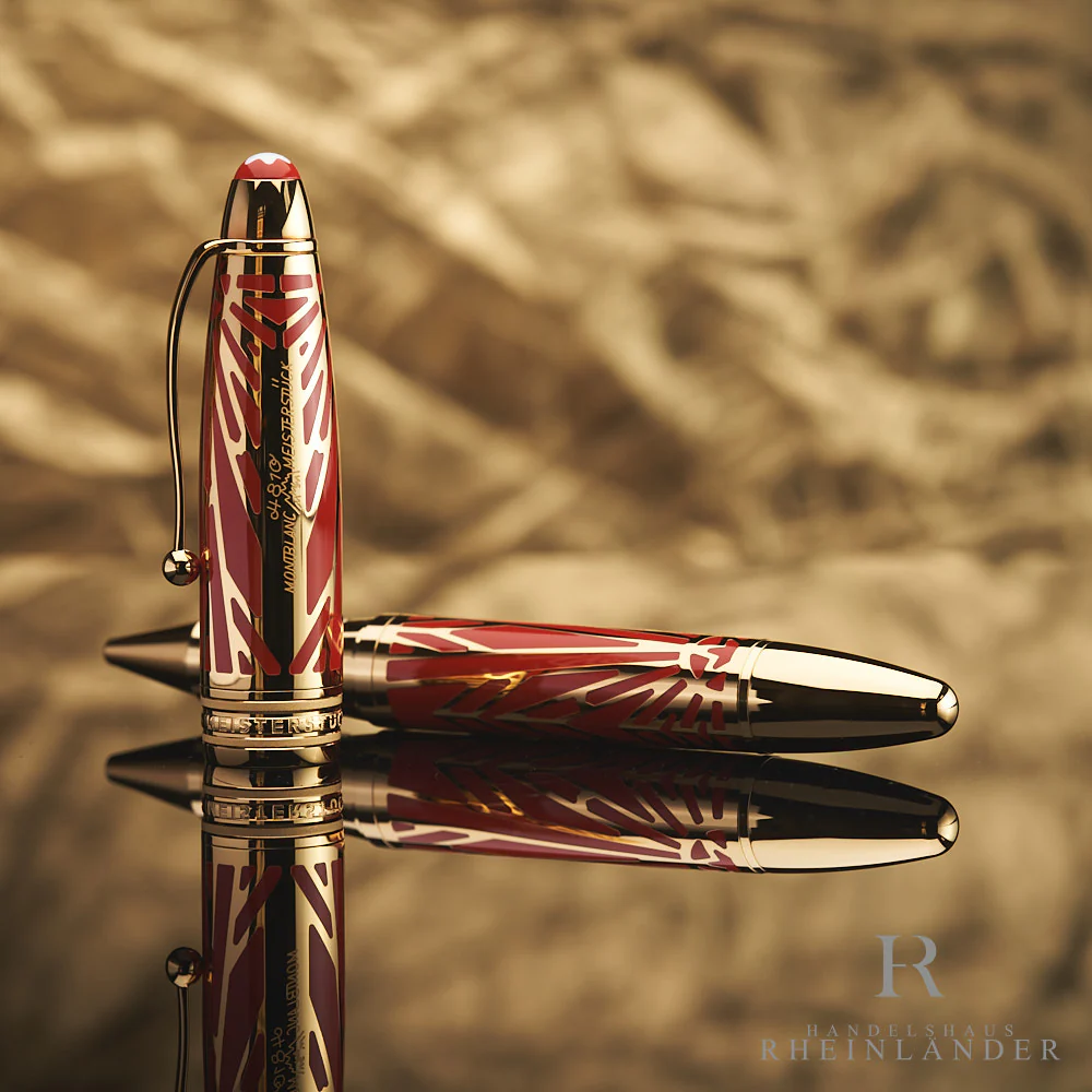 Montblanc The Origin Collection Solitaire LeGrand Rollerball Coral ID 131355 - Image 2