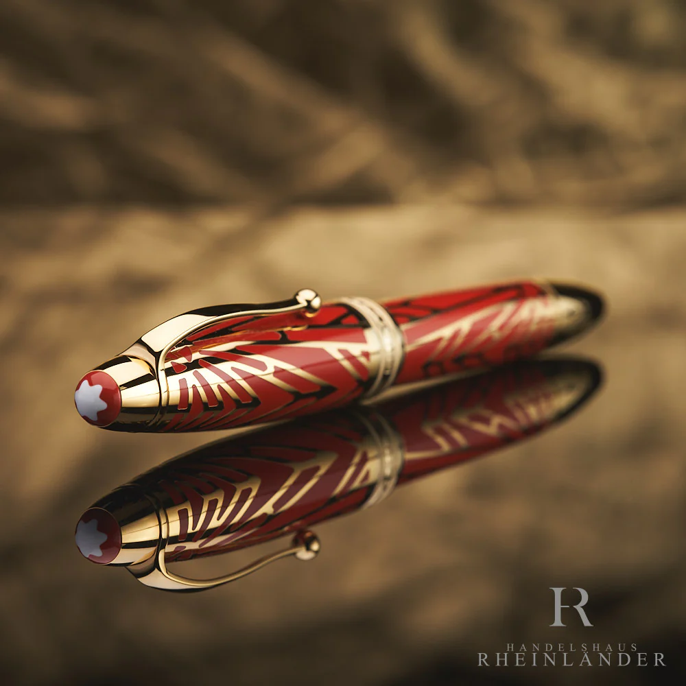 Montblanc The Origin Collection Solitaire LeGrand Rollerball Coral ID 131355 - Image 3