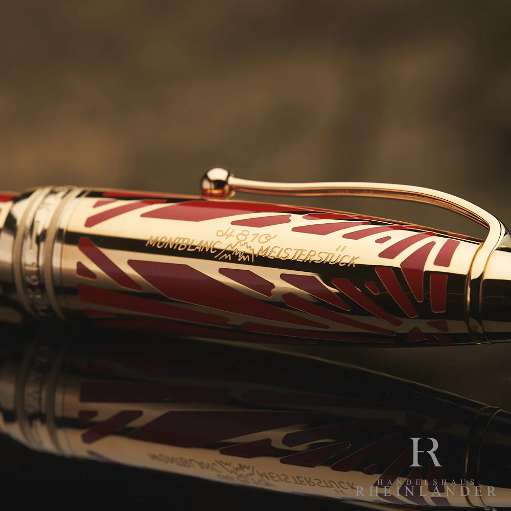 Montblanc The Origin Collection Solitaire LeGrand Rollerball Coral ID 131355 - Image 5