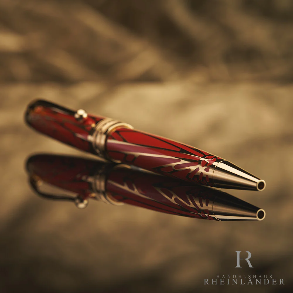 Montblanc The Origin Collection Solitaire Midsize Ballpoint Pen Coral ID 131356 - Image 3